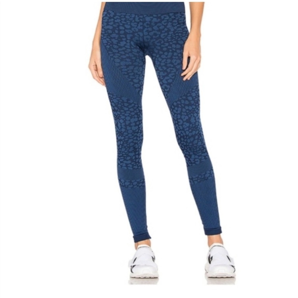 NWOT Revolve Varley Blue cheetah leggings